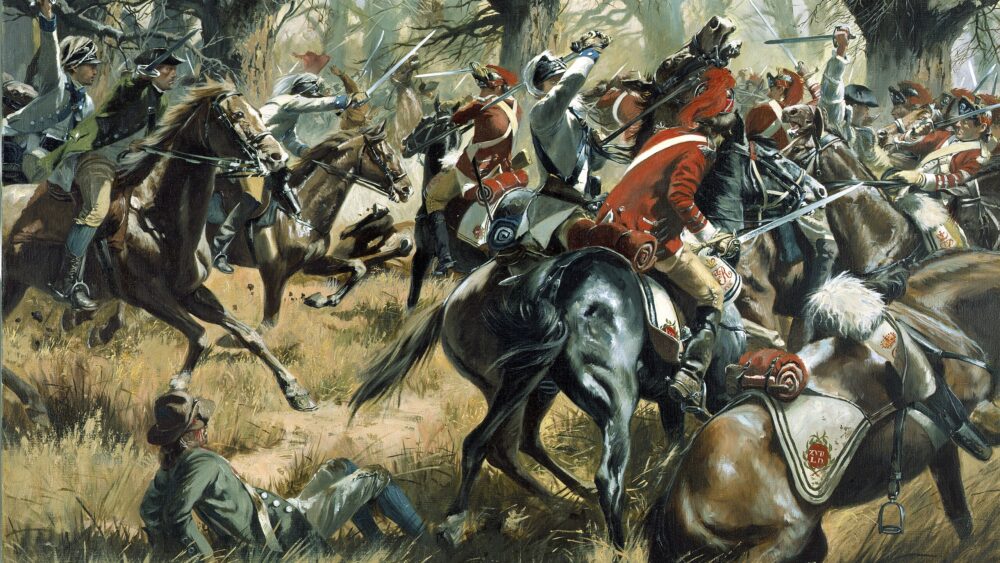 The Battle of Cowpens painting