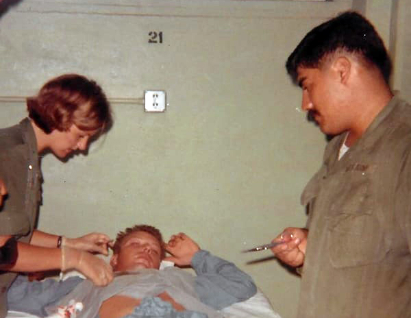 Capt. Sharp with patient image