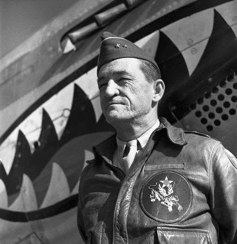 Major General Claire Chennault in 1944 image
