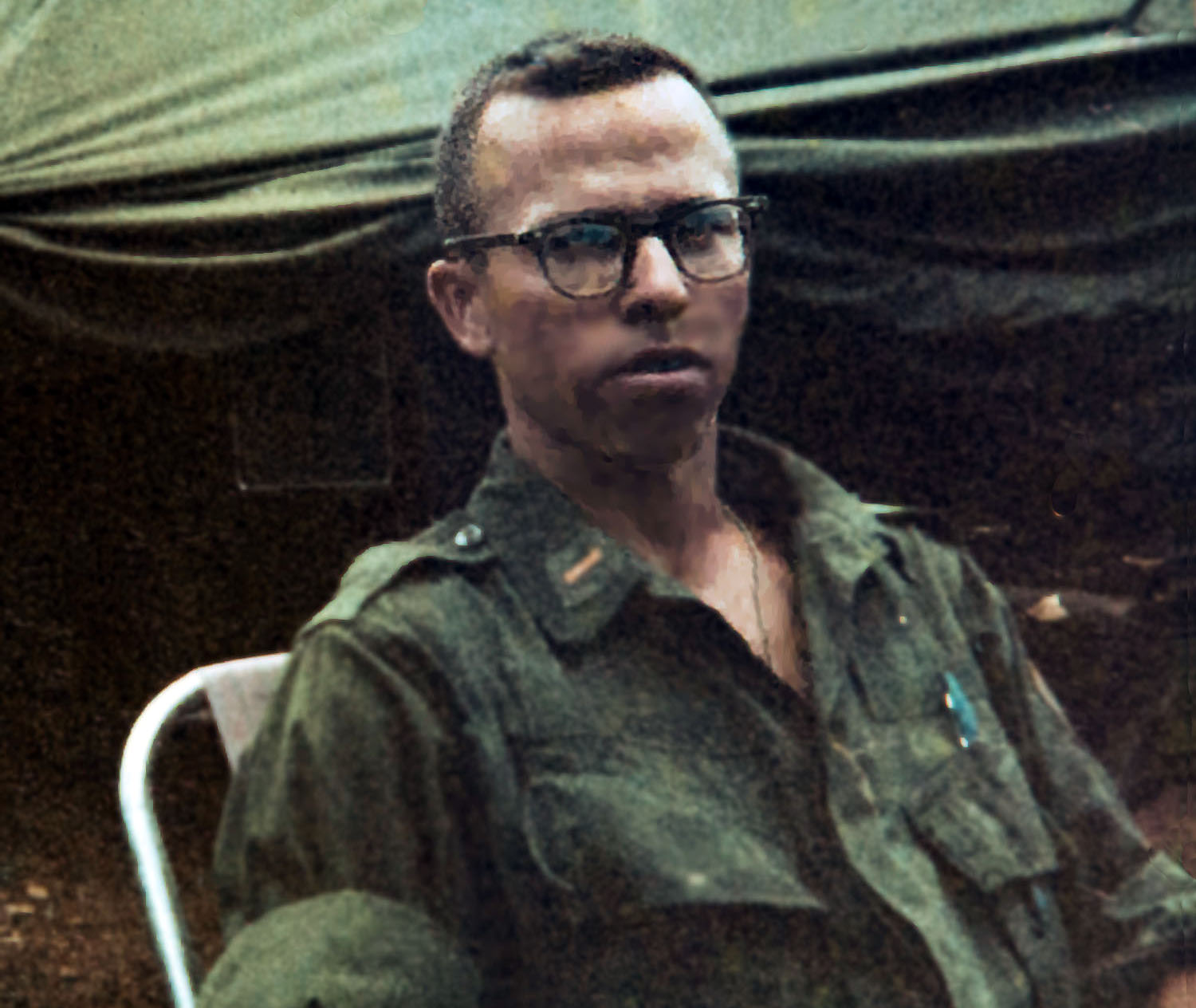 Lt. Hagell in Vietnam in 1967 image