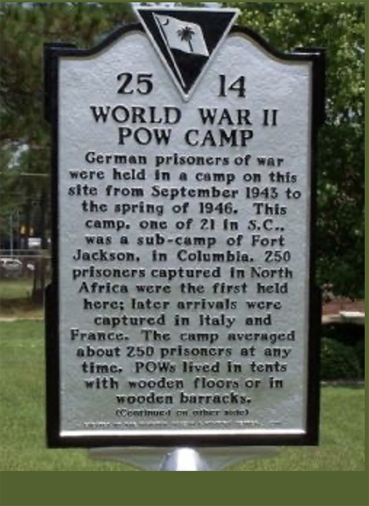 World War II POW Camo historical marker image